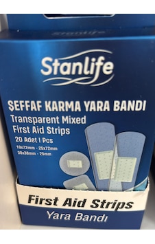 Stanlife Şeffaf Yara Bandı 20li Stanlife Şeffaf Yara Bandı 20li