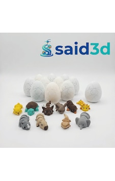 Said3d Sürpriz Orman Hayvanları 3d Baskılı Kırılabilir Yumurta Seti - 10 X Figürlü Yumurta Said3d Sürpriz Orman Hayvanları 3d Baskılı Kırılabilir Yumurta Seti - 10 X Figürlü Yumurta