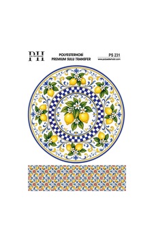 Polyesterhobi Premium Sulu Transfer 25x35 Cm İtalyan Esintisi Ve Limon Desenli Ps 231 Polyesterhobi Premium Sulu Transfer 25x35 Cm İtalyan Esintisi Ve Limon Desenli Ps 231