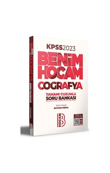 2023 KPSS Coğrafya Tamamı Çözümlü Soru Bankası- Benim Hocam Yayınları