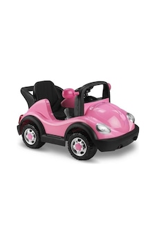Babyhope W431R Hub Akülü Araba 12V Uzaktan Kumandalı Pembe