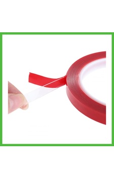 Vaveni Çift Taraflı Şeffaf Akrilik Silikon Bant 20mm X 5 Metre Arz Vaveni Çift Taraflı Şeffaf Akrilik Silikon Bant 20mm X 5 Metre Arz