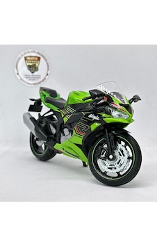 Kawasaki Ninja Zx-6r 1:12 Diecast Motosiklet Model Lisanslı Metal Koleksiyon Oyuncak