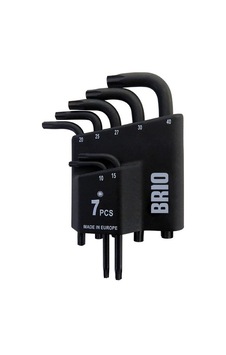 Brio Allen Anahtar Seti Torx Kısa 7 Parça T10-T40 Brio Allen Anahtar Seti Torx Kısa 7 Parça T10-T40