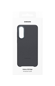 Samsung Galaxy S25 Edge Deri Kılıf - Siyah Samsung Galaxy S25 Edge Deri Kılıf - Siyah
