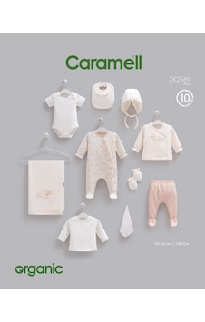 Caramell Tiny Baby Kız Bebek 10 Parça Hastane Çıkışı Zıbın Seti Ekru renkli Caramell Tiny Baby Kız Bebek 10 Parça Hastane Çıkışı Zıbın Seti Ekru renkli