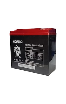 Monero 12v-20/24 Amper Dik E-bıke Akü