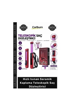 Özel Üretim Hızlı Isınan Seramik Kaplama Kompakt Tasarım Şık Profesyonel Teleskopik Saç Düzleştirici