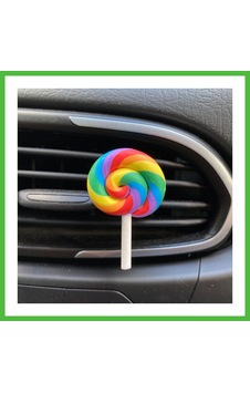 Vaveni Lolipop Şeker Figürlü Klima Havalandırma Izgara Süsü Klips Mavi Kırmızı Arz Vaveni Lolipop Şeker Figürlü Klima Havalandırma Izgara Süsü Klips Mavi Kırmızı Arz