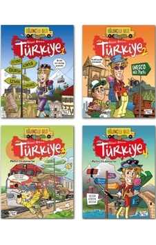 Eğlenceli Bilgi Güzel Ülkem Türkiye 1 2 3 4 Set 4 Kitap