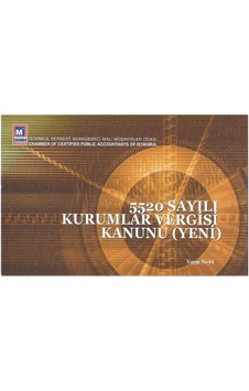 5520 Sayılı Kurumlar Vergisi Kanunu 5520 Sayılı Kurumlar Vergisi Kanunu