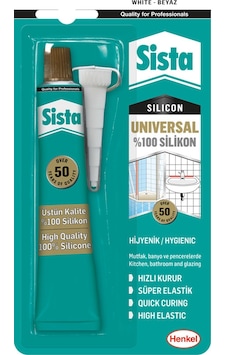 Henkel Sista Universal Silikon Beyaz 50 ML Henkel Sista Universal Silikon Beyaz 50 ML