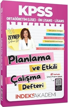 İndeks Akademi 2026 Kpss Planlama Ve Etkili Çalışma Defteri - Zeynep Salman İçli İndeks Akademi Yayıncılık İndeks Akademi 2026 Kpss Planlama Ve Etkili Çalışma Defteri - Zeynep Salman İçli İndeks Akademi Yayıncılık