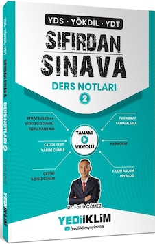 Yediiklim Yds Yökdil Ydt Sıfırdan Sınava Tamamı Videolu Ders Notları 2. Kita Yediiklim Yds Yökdil Ydt Sıfırdan Sınava Tamamı Videolu Ders Notları 2. Kita
