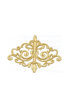 Ütü İle Yapışan Altın İşlemeli Motif Patch En :11.5 Cm Boy:8 Cm 1 Adet - 691736975 Diğer Ütü İle Yapışan Altın İşlemeli Motif Patch En :11.5 Cm Boy:8 Cm 1 Adet - 691736975 Diğer