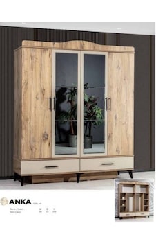 Anka 4 Kapılı Dolap