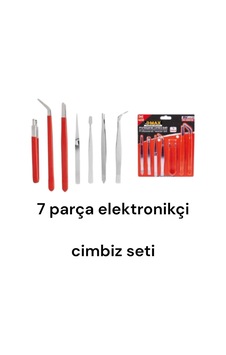Lokma Uçlu Tornavida Profesyonel Elektronikçi Tamirci Cımbız Seti - 663684141