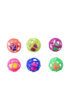 Kardelen Kedi Topu Kafesli 2 No 4 CM 6 Adet Kardelen Kedi Topu Kafesli 2 No 4 CM 6 Adet