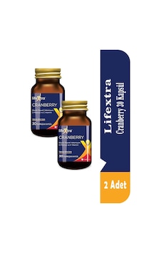 Lifextra Cranberry 30 Kapsül 2 Adet Lifextra Cranberry 30 Kapsül 2 Adet