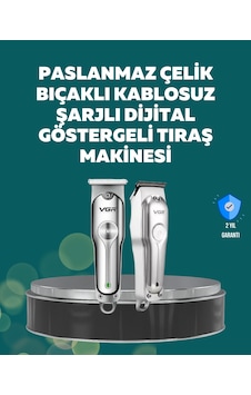 Profesyonel Saç Ve Sakal Kesme Makinesi Şarjlı, Sessiz Motor, Ayarlanabilir Tarak - Lisinya 1 - 2 Saat Profesyonel Saç Ve Sakal Kesme Makinesi Şarjlı, Sessiz Motor, Ayarlanabilir Tarak - Lisinya 1 - 2 Saat