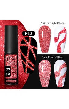 Lily Cute Reflective Glitter Nail Art Çizim Ojesi R013 54152-7 Lily Cute Reflective Glitter Nail Art Çizim Ojesi R013 54152-7