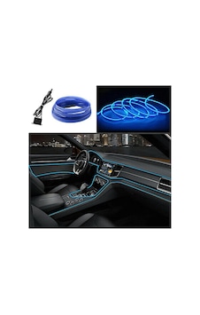 Ayrex Araç İçi Neon Aydınlatma Led Göğüs Torpido Ledi Neon İp Led Buz Mavi 2 Metre Ayrex Araç İçi Neon Aydınlatma Led Göğüs Torpido Ledi Neon İp Led Buz Mavi 2 Metre