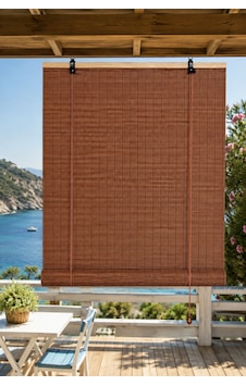 Ahşap Doğal Bambu Katlamalı Stor Perde Güneş Kırıcı Dekoratif Bahçe Balkon Ev Pencere Güneşlik Koyu Kahverengi Ahşap Doğal Bambu Katlamalı Stor Perde Güneş Kırıcı Dekoratif Bahçe Balkon Ev Pencere Güneşlik Koyu Kahverengi