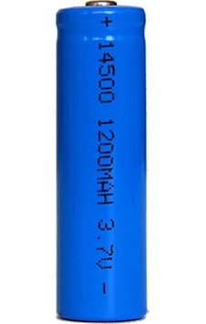 ICR14500 800 mAh 3.7 V 14500 Başlı Li-Ion Şarj Edilebilir Pil ICR14500 800 mAh 3.7 V 14500 Başlı Li-Ion Şarj Edilebilir Pil