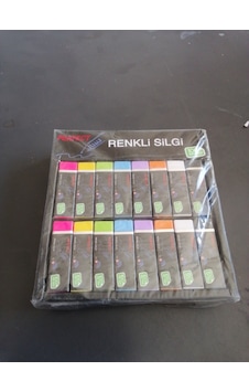 Perfect Renkli Silgi Seti 16'lı Paket - Karışık Renkli Mini Silgiler