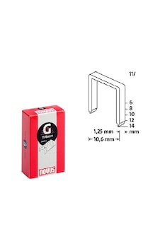 Novus G Tip 11/14mm Yassı Zımba Teli 600 Lü Paket Novus G Tip 11/14mm Yassı Zımba Teli 600 Lü Paket