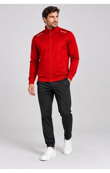 New Performance Unc0310 Fermuarlı Eşofman Ceket Likrarlı Polyester-3710 Kırmızı New Performance Unc0310 Fermuarlı Eşofman Ceket Likrarlı Polyester-3710 Kırmızı