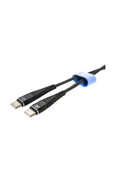 SHAZA Type-C To Type-C PD 5A 32W Örgülü Hızlı Şarj ve Data Kablosu SHAZA Type-C To Type-C PD 5A 32W Örgülü Hızlı Şarj ve Data Kablosu