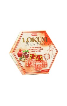 Elvan Nar-Fıstıklı Lokum 250 Gr. (1 Paket) Elvan Nar-Fıstıklı Lokum 250 Gr. (1 Paket)