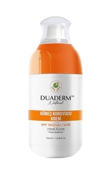 Duaderm Filtreli Yüz Ve Vücut Güneş Kremi Spf30, Uva/uvb Korumalı, 100ml Duaderm Filtreli Yüz Ve Vücut Güneş Kremi Spf30, Uva/uvb Korumalı, 100ml