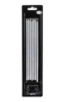 Mm02.44 20cm Altın Gümüş Mum 1 Adet Çok Renkli Mm02.44 20cm Altın Gümüş Mum 1 Adet Çok Renkli