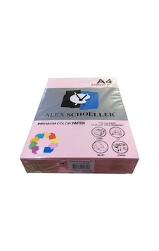 Alex 540 Renkli Fotokopi Kağıdı A4 500 Adet Açık Pembe Alex 540 Renkli Fotokopi Kağıdı A4 500 Adet Açık Pembe