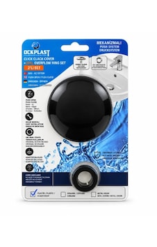 Seramik Görünümlü - Beyaz Pop-up Otomatik Lavabo Sifonu -üniversal Kullanıma Uygun Siyah Seramik Görünümlü - Beyaz Pop-up Otomatik Lavabo Sifonu -üniversal Kullanıma Uygun Siyah