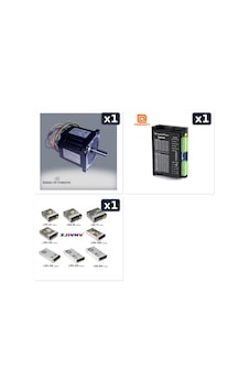 5 Nm Nema 34 Step Motor + Dm556 Sürücü + 48v Güç Kaynağı Seti 5 Nm Nema 34 Step Motor + Dm556 Sürücü + 48v Güç Kaynağı Seti