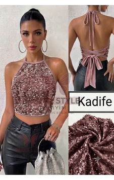 Nisa Sırtı Bağlamalı Pul Detaylı Büstiyer Pembe Pembe Nisa Sırtı Bağlamalı Pul Detaylı Büstiyer Pembe Pembe
