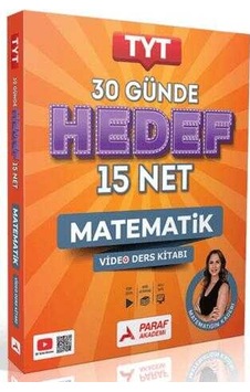 Paraf Akademi Tyt 30 Günde Hedef 15 Net Matematik Video Ders Kitabı Paraf Akademi Tyt 30 Günde Hedef 15 Net Matematik Video Ders Kitabı