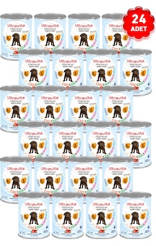 Ultravita Premium Yüksek Proteinli Kuzulu Konserve Yavru Köpek Maması 24 x 415 G Ultravita Premium Yüksek Proteinli Kuzulu Konserve Yavru Köpek Maması 24 x 415 G