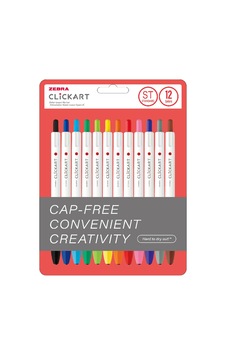 Zebra Clickart Market Pen 0.6mm 12'li Tükenmez Kalem Seti Standart Colours / Wyss22-12czst Diğer Zebra Clickart Market Pen 0.6mm 12'li Tükenmez Kalem Seti Standart Colours / Wyss22-12czst Diğer