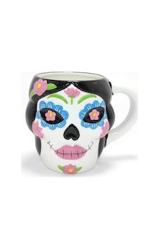 Day Of The Dead Şeker Kurukafa Tasarımlı 3d Seramik Kupa Bardak Alk4893 Renkli Day Of The Dead Şeker Kurukafa Tasarımlı 3d Seramik Kupa Bardak Alk4893 Renkli