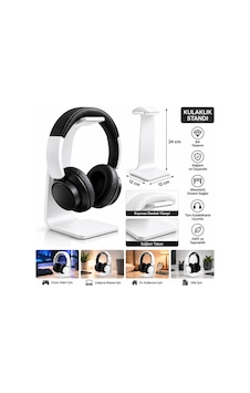 Kulaklık Standı 24 Cm Qtop Q-1535 Beyaz