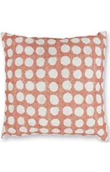 Mia Kırlent Yastık 45x45cm Yst0383 Kiremit Beyaz Puantiyeli Mia Kırlent Yastık 45x45cm Yst0383 Kiremit Beyaz Puantiyeli