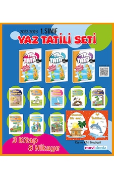 Mavi Deniz 1. Sınıf Tatil Kitabı 2. Sınıfa Geçenler İçin Mavi Deniz 1. Sınıf Tatil Kitabı 2. Sınıfa Geçenler İçin