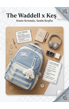 Genel Markalar The Waddell Pastel Mor Mavi Pembe Sırt Çantası Okul Çantası Günlük Kullanım Çok Bölmeli Genel Markalar The Waddell Pastel Mor Mavi Pembe Sırt Çantası Okul Çantası Günlük Kullanım Çok Bölmeli