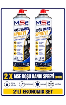 Mse Pro Koşu Bandı Silikon Spreyi 500 Ml X 2 Silikon Yağlayıcı Ve Bakım Spreyi Sürtünme Azaltıcı Mse Pro Koşu Bandı Silikon Spreyi 500 Ml X 2 Silikon Yağlayıcı Ve Bakım Spreyi Sürtünme Azaltıcı