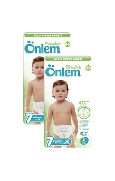Önlem Botanika 7 Numara Bebek Bezi Xxlarge 19+ Kg 50 Li X 2 Adet 7 Önlem Botanika 7 Numara Bebek Bezi Xxlarge 19+ Kg 50 Li X 2 Adet 7