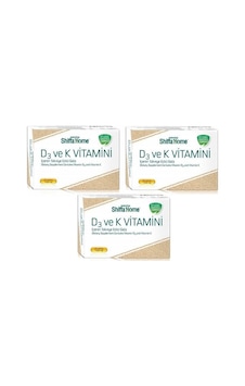 Aksu Vital Shiffa Home D3 Ve K Vitamini 1300Mg 30 Kapsül 3 Adet Aksu Vital Shiffa Home D3 Ve K Vitamini 1300Mg 30 Kapsül 3 Adet
